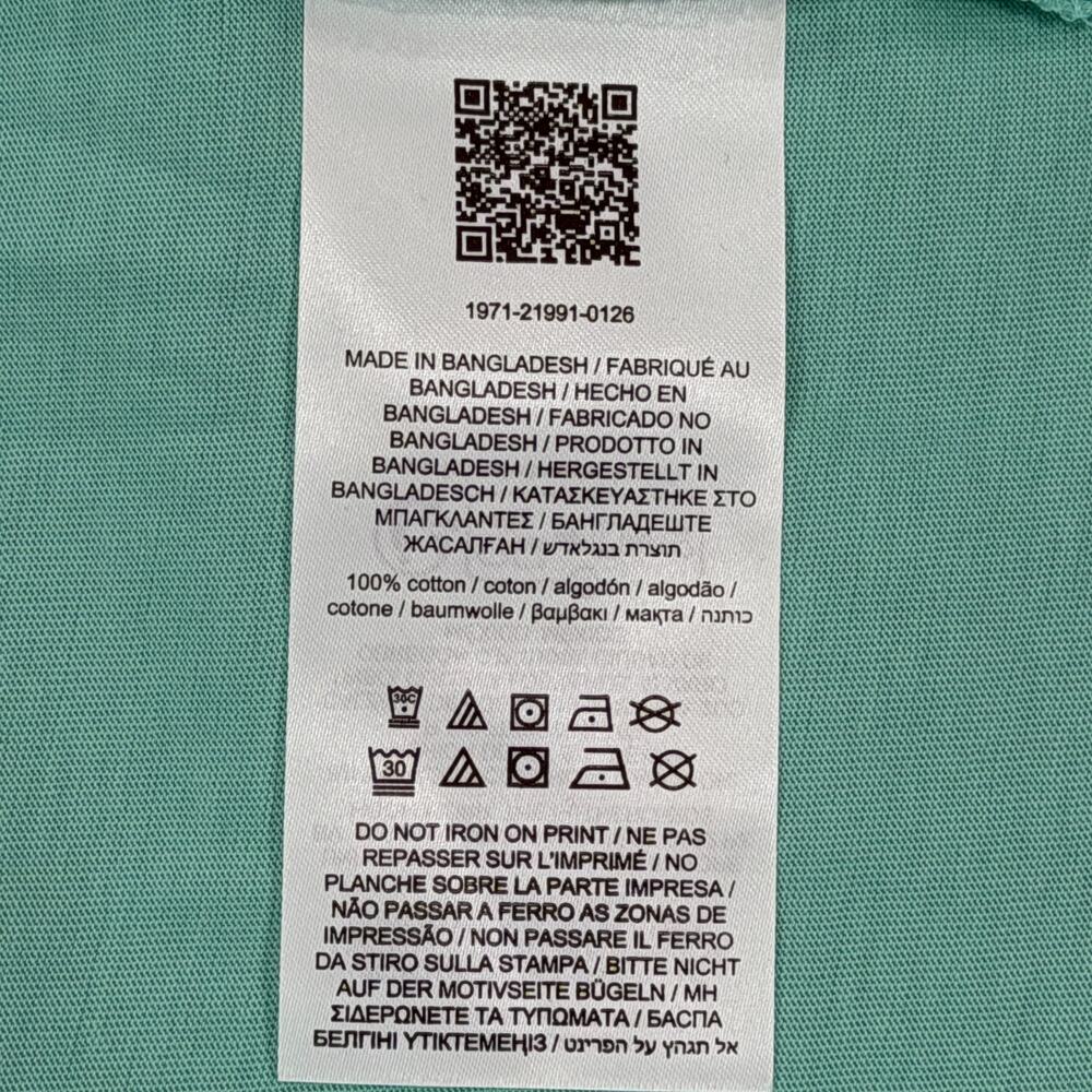Hurley Mens T-Shirt XL Tropic Nights Graphic Tee Light Aqua Green Hawaiian NWT - Picture 8 of 10
